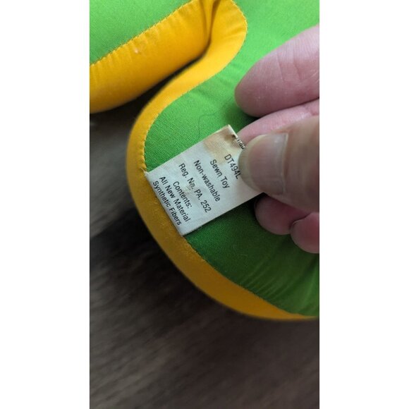 Vintage 1985 Hallmark Dinosaur Plush Toy With Purple Mane Cuddly Collectible - Picture 7 of 10